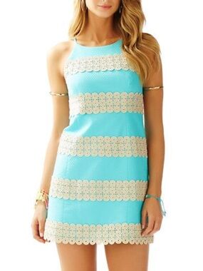 Lilly Pulitzer Annabelle Shift Dress in Shorely Blue